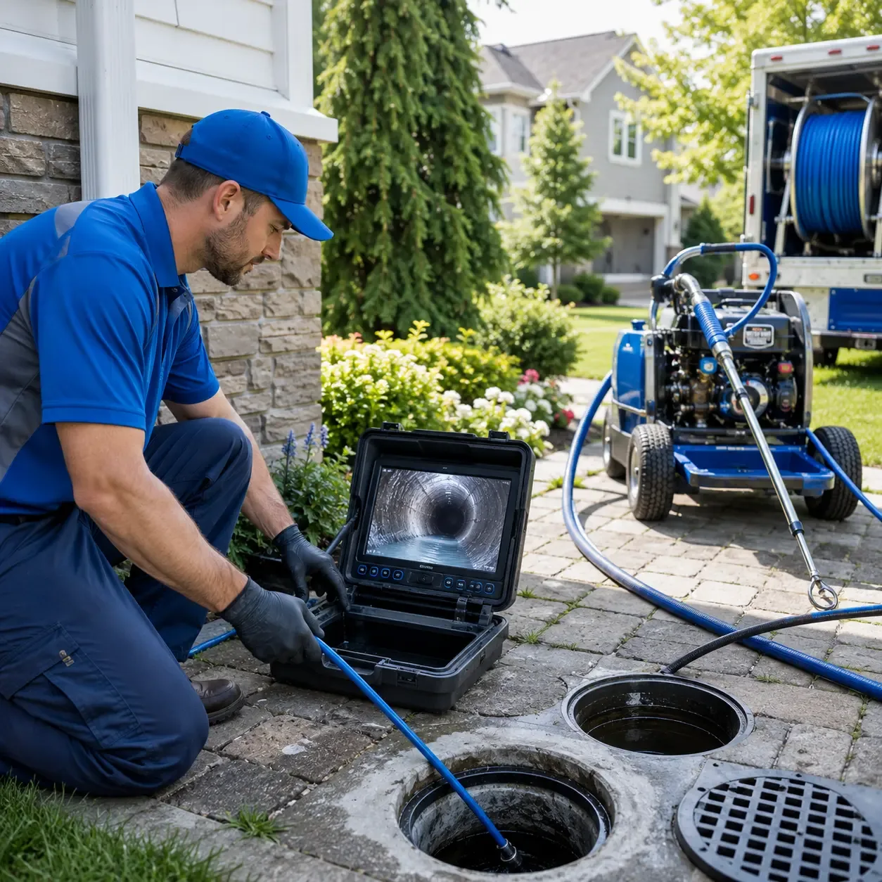 Outdoor drain cleaning professionals serving Arlington, KY